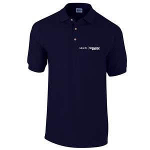 Men's Navy Cotton Polo